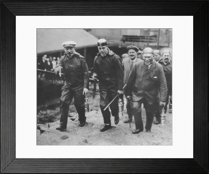 Framed Print : A royal miner, c1930s (1936) Framed Print : A royal miner, c1930s (1936)