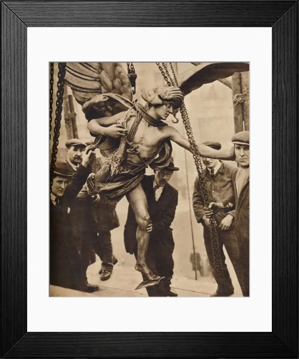 Framed Print : The removal of Eros, 1925, (1938) Framed Print : The removal of Eros, 1925, (1938)