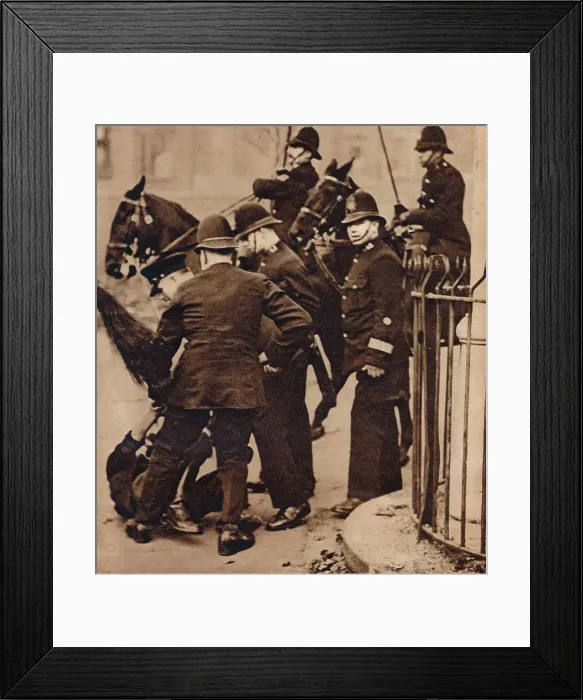 Framed Print : The Hunger Marchers, 1932, (1938) Framed Print : The Hunger Marchers, 1932, (1938)