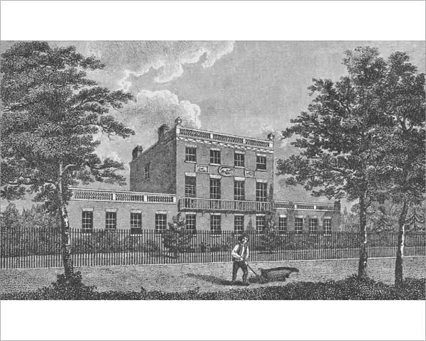 Dr. Lettsoms House, Camberwell, c1805, (1912). Artists: Unknown, George Samuel Elgood