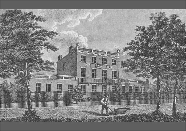Dr. Lettsoms House, Camberwell, c1805, (1912). Artists: Unknown, George Samuel Elgood