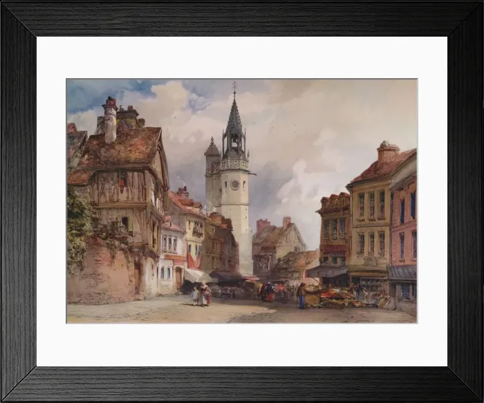 Framed Print : Evreux, c1855. Artist: William Callow