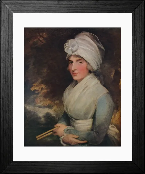 Framed Print : Sarah Siddons, 1787. Artist: Gilbert Stuart