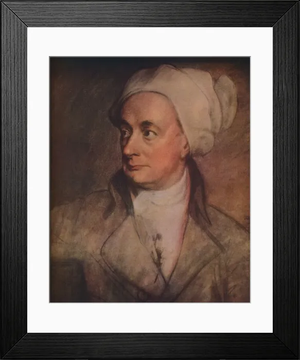Framed Print : William Cowper, 1792. Artist: George Romney Framed Print : William Cowper, 1792. Artist: George Romney