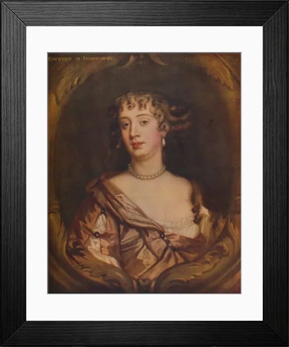 Framed Print : Anna Maria Talbot Countess of Shrewsbury, c1670. Artist: Peter Lely Framed Print : Anna Maria Talbot Countess of Shrewsbury, c1670. Artist: Peter Lely