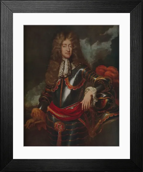 Framed Print : King James II, c1690 Framed Print : King James II, c1690