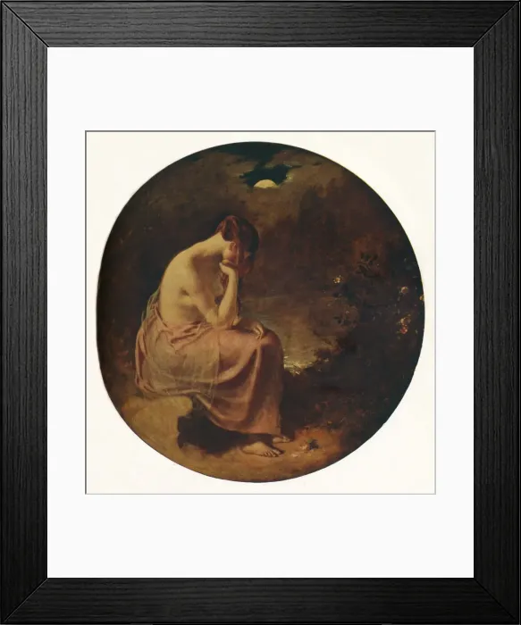 Framed Print : The Lake, c1834. Artist: William Etty Framed Print : The Lake, c1834. Artist: William Etty