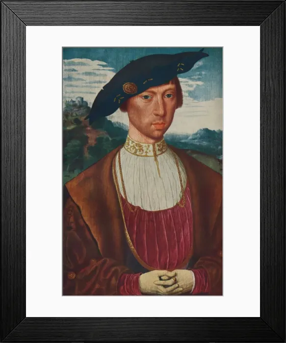 Framed Print : Joost van Bronckhorst, c1520. Artist: Jan Mostaert Framed Print : Joost van Bronckhorst, c1520. Artist: Jan Mostaert