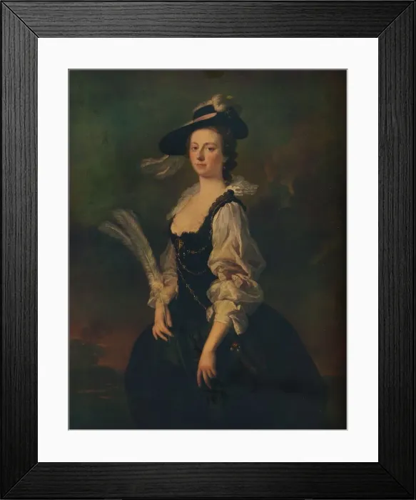 Framed Print : Portrait of Jane Hale, Mrs Madan, 1746. Artist: Allan Ramsay Framed Print : Portrait of Jane Hale, Mrs Madan, 1746. Artist: Allan Ramsay