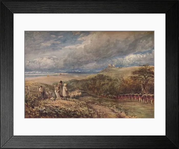 Framed Print : Peace and War, c1848. Artist: David Cox the elder