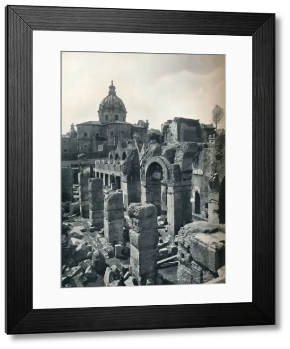 Framed Print : Excavations of the Forum of Julius Caesar at Rome, c1932 Framed Print : Excavations of the Forum of Julius Caesar at Rome, c1932