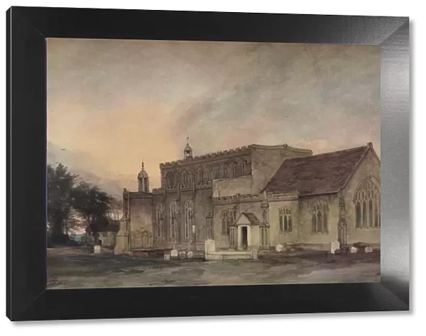 East Bergholt Church from the South-East, 1811. Artist: John Constable