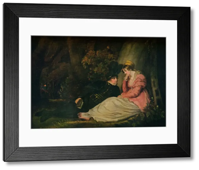 Framed Print : Paolo and Francesca, c1779. Artist: John Raphael Smith Framed Print : Paolo and Francesca, c1779. Artist: John Raphael Smith
