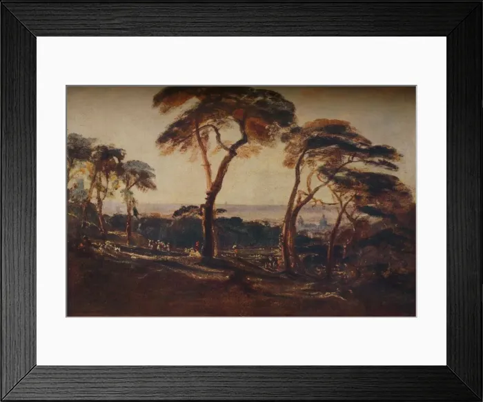 Framed Print : Greenwich Park, c1822. Artist: Peter de Wint Framed Print : Greenwich Park, c1822. Artist: Peter de Wint
