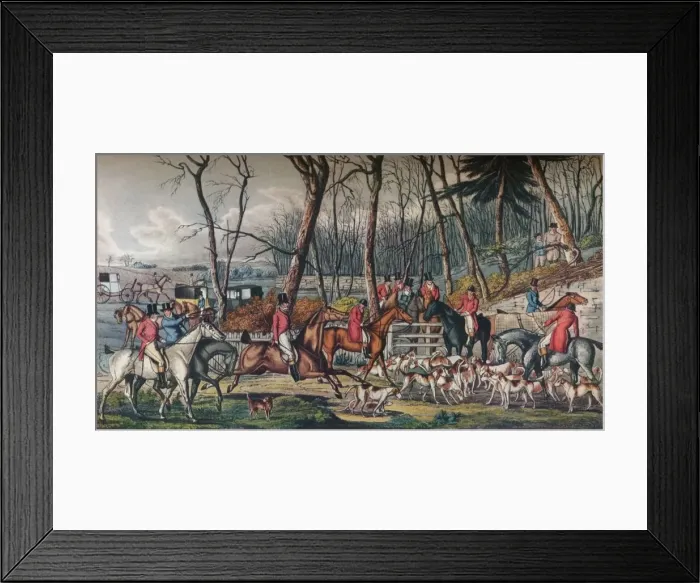 Framed Print : Meeting at Cover, c1824 Framed Print : Meeting at Cover, c1824