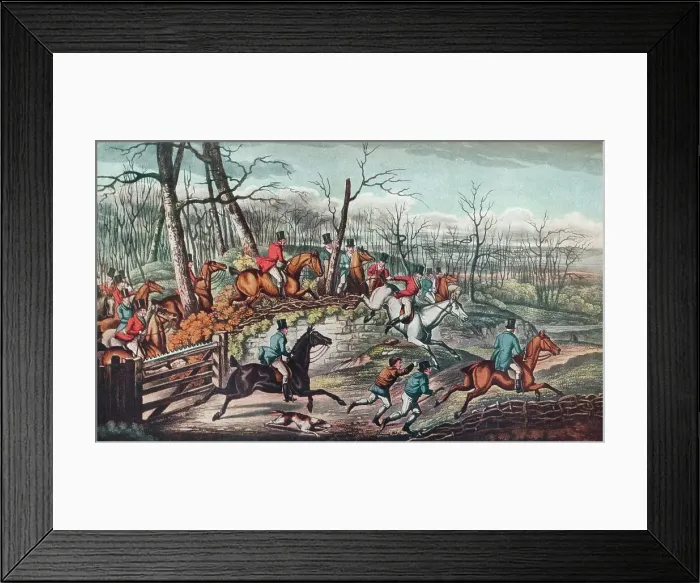 Framed Print : Breaking Cover, c1824 Framed Print : Breaking Cover, c1824