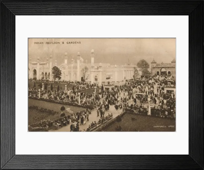 Framed Print : Indian Pavilion & Gardens, c1925. Artist: Campbell Gray Framed Print : Indian Pavilion & Gardens, c1925. Artist: Campbell Gray