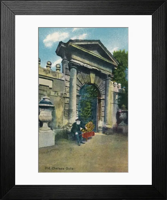 Framed Print : Old Chelsea Gate, c1910 Framed Print : Old Chelsea Gate, c1910