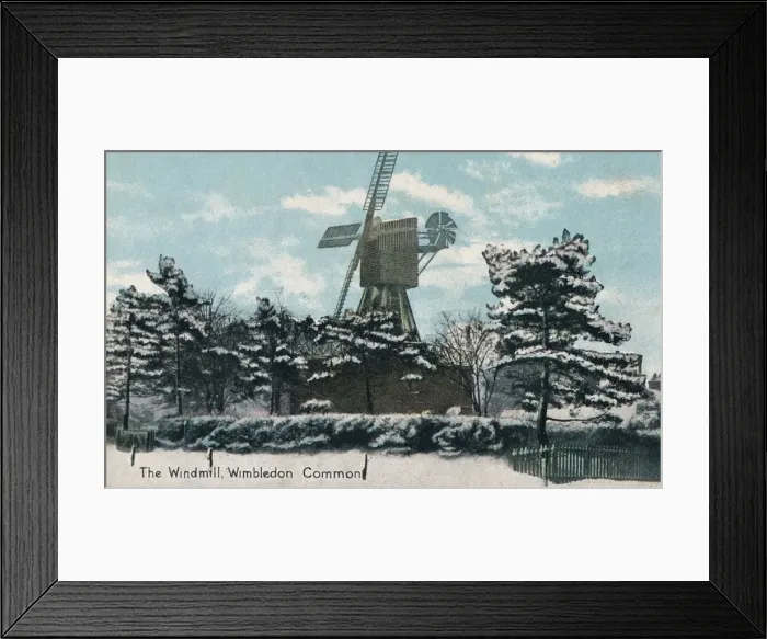 Framed Print : The Windmill, Wimbledon Common, c1910 Framed Print : The Windmill, Wimbledon Common, c1910