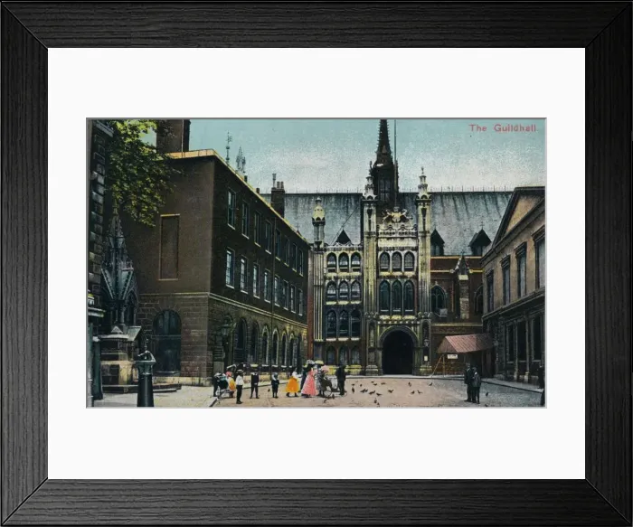Framed Print : The Guildhall, c1910