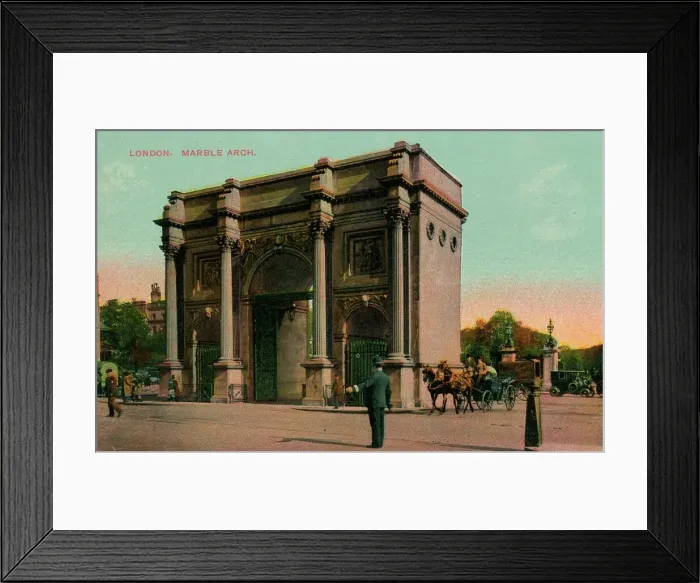 Framed Print : London, Marble Arch, c1906 Framed Print : London, Marble Arch, c1906