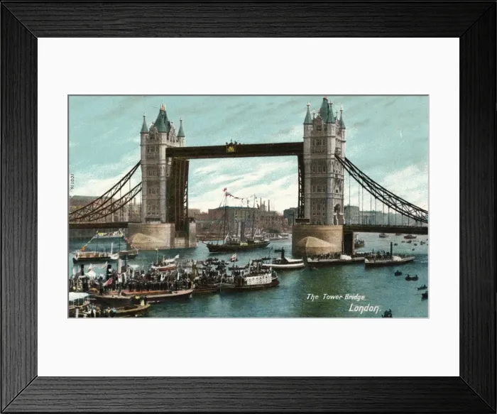 Framed Print : The Tower Bridge, London, c1910