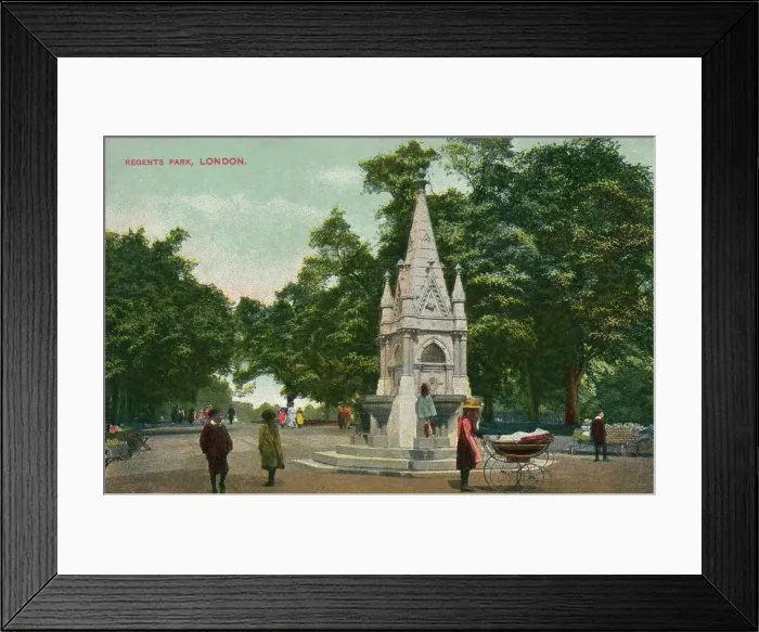 Framed Print : Regents Park, London, c1910 Framed Print : Regents Park, London, c1910