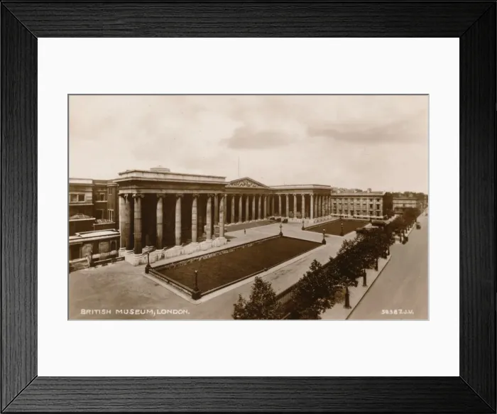 Framed Print : British Museum, London, c1920 Framed Print : British Museum, London, c1920
