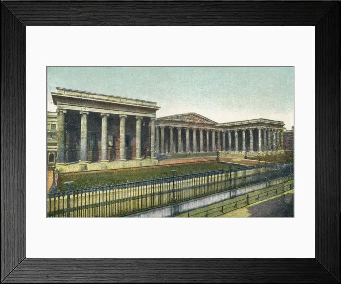 Framed Print : London, British Museum, c1900 Framed Print : London, British Museum, c1900