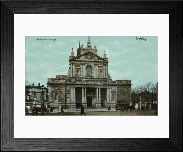 Framed Print : Brompton Oratory, London, c1910 Framed Print : Brompton Oratory, London, c1910