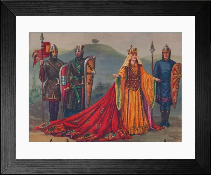 Framed Print : The Lady of the English, 1141, 1926. Artist: Herbert Norris Framed Print : The Lady of the English, 1141, 1926. Artist: Herbert Norris