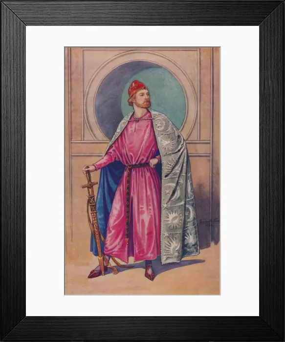 Framed Print : Richard I, 1926. Artist: Herbert Norris Framed Print : Richard I, 1926. Artist: Herbert Norris