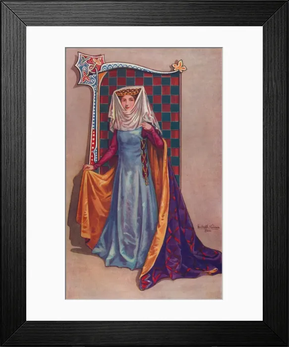 Framed Print : A Noble Lady, 1926. Artist: Herbert Norris Framed Print : A Noble Lady, 1926. Artist: Herbert Norris