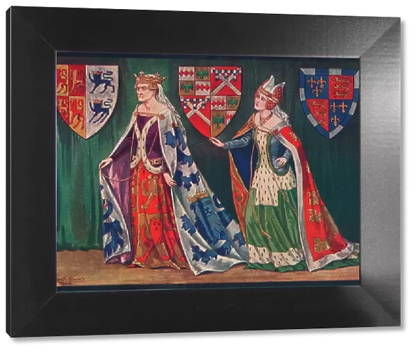 Margaret, Princess of Wales, 1410. Joice, Lady Tiptoft, 1460, 1926. Artist: Herbert Norris