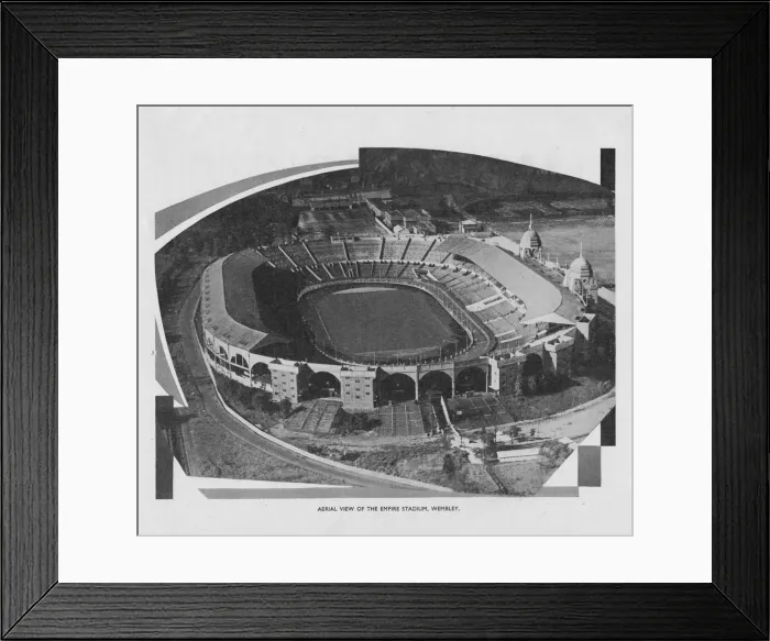 Framed Print : Aerial View of the Empire Stadium, Wembley, 1937 Framed Print : Aerial View of the Empire Stadium, Wembley, 1937