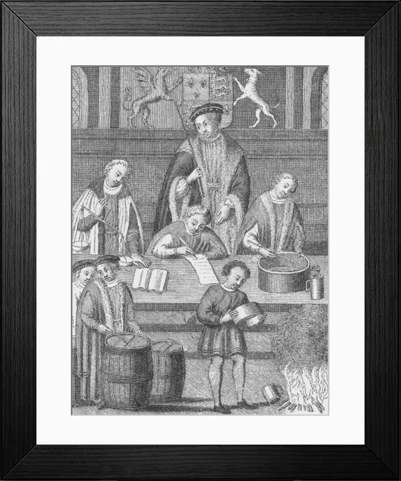 Framed Print : The Exchequer in the time of Henry VII, c1490 (1904) Framed Print : The Exchequer in the time of Henry VII, c1490 (1904)