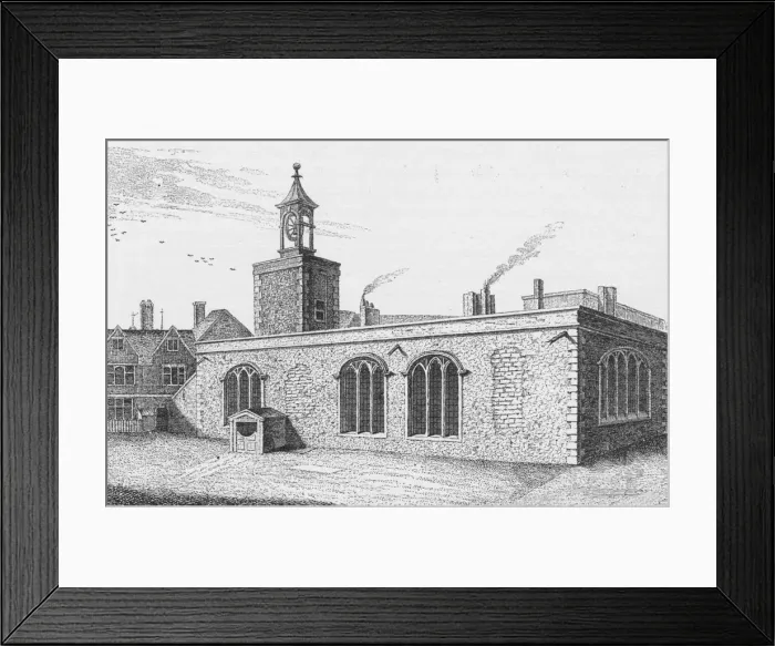 Framed Print : Chapel Royal of St Peter ad Vincula, overlooking Tower Green, London, c1737 (1904) Framed Print : Chapel Royal of St Peter ad Vincula, overlooking Tower Green, London, c1737 (1904)
