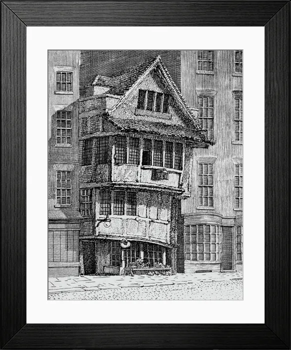 Framed Print : The Old Fountain in the Minories, City of London, c1798 (1906) Framed Print : The Old Fountain in the Minories, City of London, c1798 (1906)