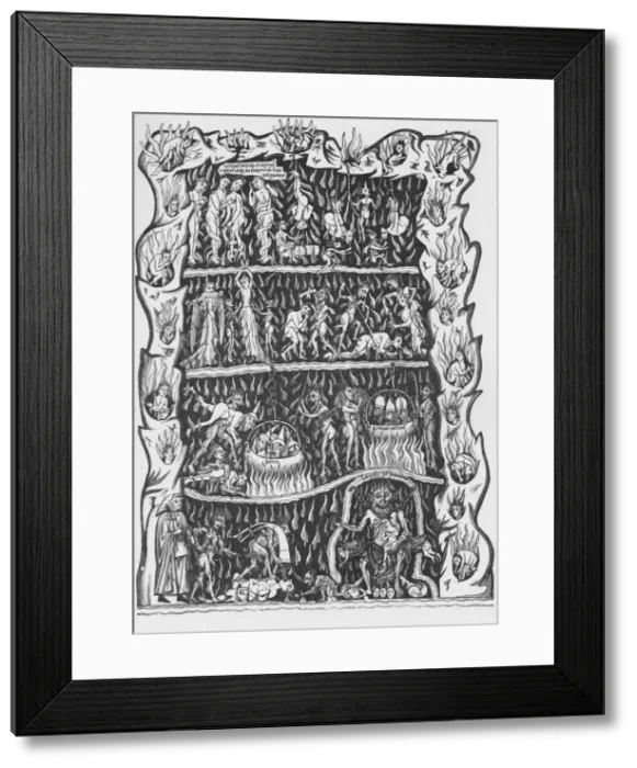 Framed Print : Torments of Hell, c1185 (1906) Framed Print : Torments of Hell, c1185 (1906)