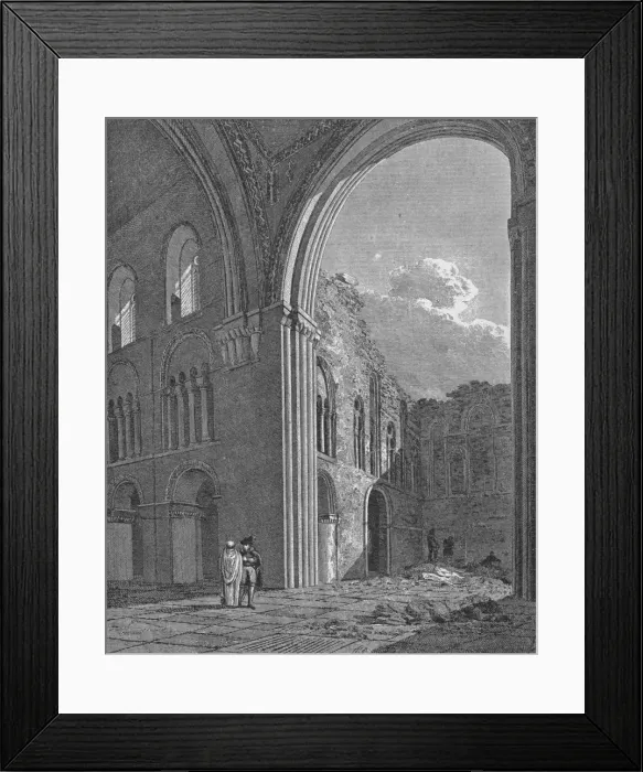 Framed Print : Church of St Bartholomew the Great in West Smithfield, City of London, 1822 (1906) Framed Print : Church of St Bartholomew the Great in West Smithfield, City of London, 1822 (1906)