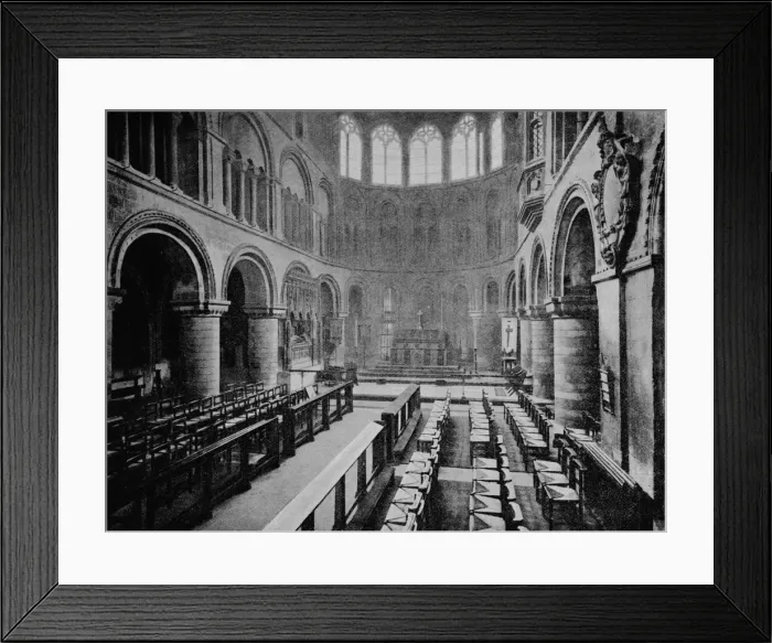 Framed Print : Interior of the Church of St Bartholomew the Great, West Smithfield, City of London, 1906 Framed Print : Interior of the Church of St Bartholomew the Great, West Smithfield, City of London, 1906