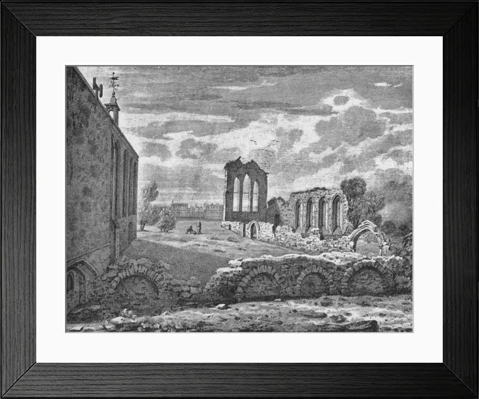 Framed Print : South-east view of the Nunnery of St Helen, Bishopsgate, City of London, c1819 (1906) Framed Print : South-east view of the Nunnery of St Helen, Bishopsgate, City of London, c1819 (1906)