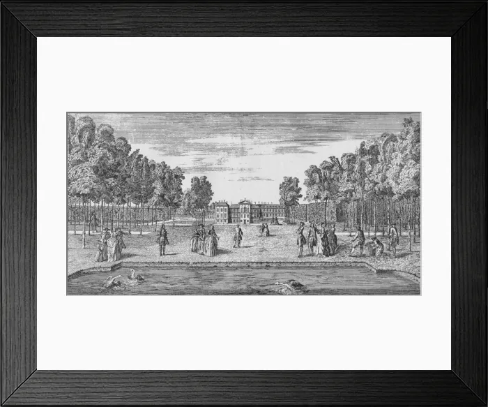 Framed Print : Kensington Palace in Georgian Times, c1750 (1911). Artist: John Rocque Framed Print : Kensington Palace in Georgian Times, c1750 (1911). Artist: John Rocque