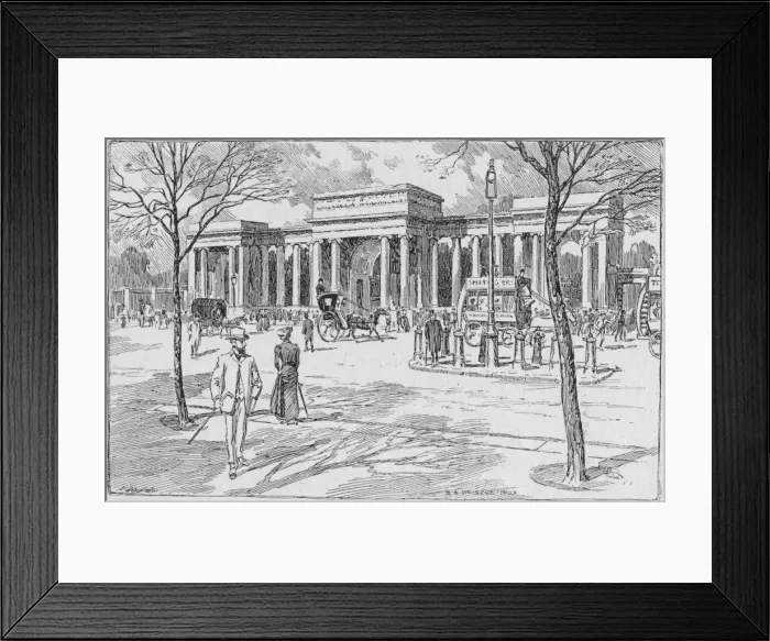 Framed Print : Hyde Park Corner, London, 1903 (1911) Framed Print : Hyde Park Corner, London, 1903 (1911)