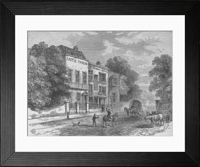Framed Print : Jack Straws Castle, Hampstead, London, c1900 (1911) Framed Print : Jack Straws Castle, Hampstead, London, c1900 (1911)
