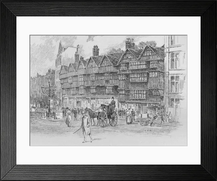 Framed Print : Staple Inn, Holborn Bars, London, c1910 (1911) Framed Print : Staple Inn, Holborn Bars, London, c1910 (1911)