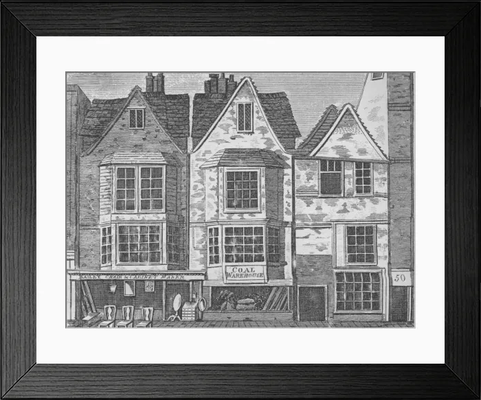 Framed Print : Old houses in St John Street, Clerkenwell, London, c1811 (1911) Framed Print : Old houses in St John Street, Clerkenwell, London, c1811 (1911)