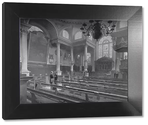 Church of St Stephen, Walbrook, City of London, c1890 (1911). Artist: Pictorial Agency