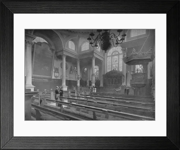 Framed Print : Church of St Stephen, Walbrook, City of London, c1890 (1911). Artist: Pictorial Agency Framed Print : Church of St Stephen, Walbrook, City of London, c1890 (1911). Artist: Pictorial Agency