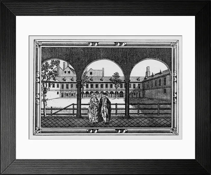 Framed Print : Gresham College, City of London, c18th century (1911) Framed Print : Gresham College, City of London, c18th century (1911)
